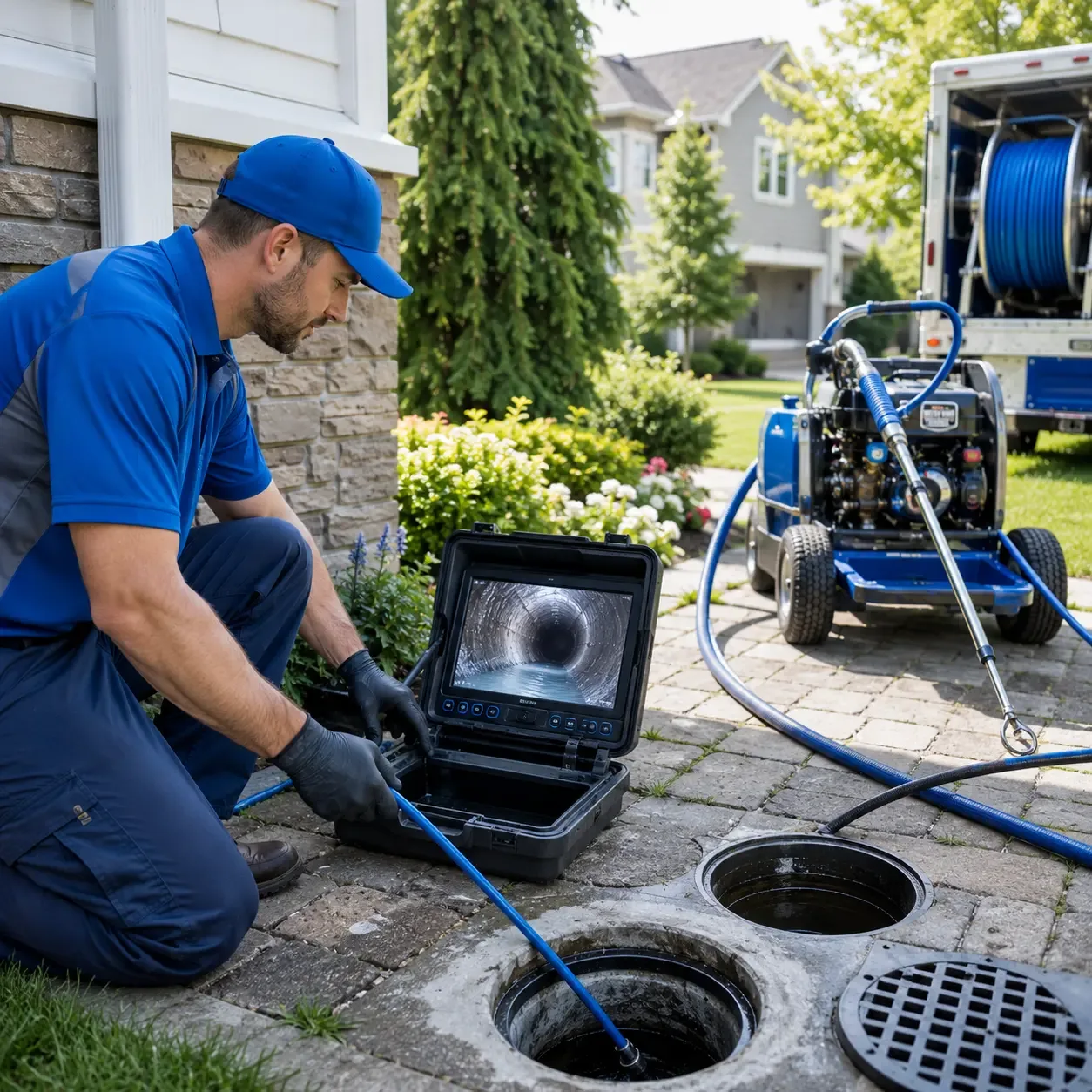 Outdoor drain cleaning professionals serving Acra, NY