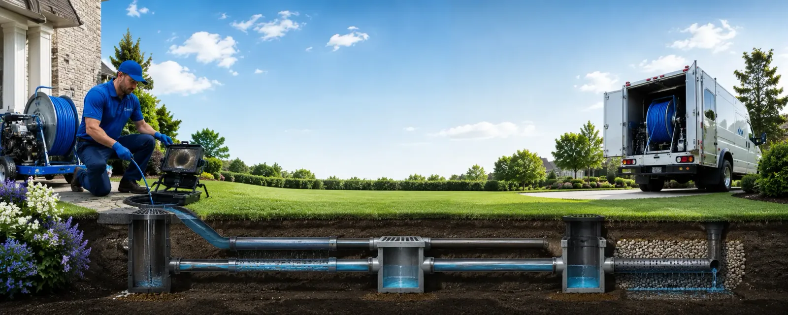 Outdoor drain cleaning information for Acra, NY